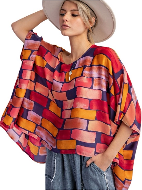easel Tops - 418:  EASEL NWT TOP MIDNIGHT BLUE (H15)